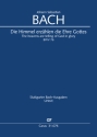 Die Himmel erz�hlen die Ehre Gottes Kantate Nr.76 BWV76 Studienpartitur (dt/en)