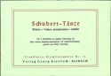 Schubert-T�nze f�r 2 Blockfl�ten in gleicher Stimmung Partitur