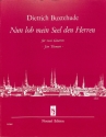 NUN LOB MEIN SEEL DEN HERREN CHO- RAL IN 2 VERSIONEN FUER 2 GITARREN, BUXWV 213               PARTITUR