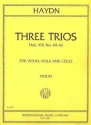 3 Trios op.53 for violin, viola and cello parts
