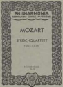 STREICHQUARTETT NO. 23 (10) F DUR, KOECHEL NO. 590 Studienpartitur