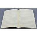 Notenpapier Quart-Format hoch 5x3 Systeme 27x34 cm ohne Hilfslinien Systeme Solo-Klavier (5 B�gen)