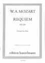 Requiem d-Moll KV626 f�r Soli, gem Chor und Orchester Chorpartitur