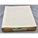 Notenpapier Quart-Format hoch 22 Systeme 27x34 cm mit Hilfslinien (5 B�gen)