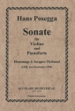 Sonate f�r Violine und Klavier