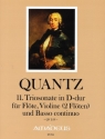 Sonate D-Dur Nr.11 QV2:10 f�r 2 Fl�ten (Fl�te, Violine) und Bc