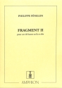 Fragment 2 f�r Bassetthorn in F und Viola Spielpartitur