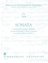 Sonate B-Dur f�r 2 Mandolinen und Bc Partitur und Stimmen