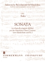 Sonate B-Dur f�r 2 Mandolinen und Bc Partitur und Stimmen