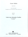 Lieder eines fahrenden Gesellen f�r Gesang (tief) und Orchester Studienpartitur