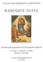 Baroque Suite f�r 4 Saxophone (SATB) Partitur und Stimmen