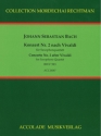 Konzert Nr.2 BWV593 nach Vivaldi f�r 4 Saxophone (SATBar) Partitur und Stimmen
