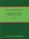 Streichquartett d-Moll Nr.8 Partitur und Stimmen