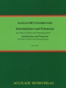 Introduktion und Polonaise f�r Fl�te (Violine),2 Violinen, Viola, Violoncello, Kontrabass ad lib Partitur und Stimmen