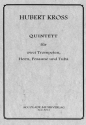 Quintett f�r 2 Trompeten, Horn, Posaune und Tuba Partitur und Stimmen