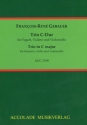 Trio C-Dur op.33,2 f�r Fagott, Violine und Violoncello Partitur und Stimmen
