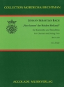 Nun komm der Heiden Heiland Choralvorspiel BWV659 f�r Klarinette, Violine, Viola und Violoncello,   Partitur und Stimmen