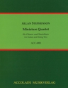 Miniature Quartet f�r Gitarre, Violine, Viola und Violoncello Partitur und Stimmen