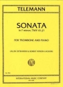 Sonata f minor, TWV 41:f1 for trombone and piano