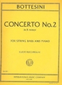 Concerto b minor no.2 string bass and piano Buccarella, Lucio, ed.