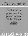 Sinfonietta op.51 f�r Streicher, Klavier und Pauke Partitur