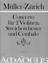Concerto f�r 2 Violinen, Streichorchester und Cembalo Stimmen