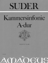 Kammersinfonie A-Dur f�r 2 Klarinetten, 2 H�rner, Pauke, Solo-Streichquintett und Streichorchester, Partitur