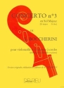 Concerto sol majeur no.3 pour vio- loncelle et orch. a cordes pour violoncelle et piano