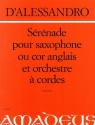S�r�nade op.12 f�r Saxophon und Streichorchester Partitur