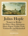 Nonett B-Dur f�r Fl�te, Oboe, Klarinette, Horn, Fagott, Violine, Viola, Violoncello, Kontrabass Partitur und Stimmen