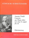 Concerto C-Dur RV79 op.44,11 f�r Blockfl�te und Streichorchester f�r Blockfl�te und Klavier
