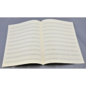 Notenpapier Bach-Format hoch 10 Systeme 24x32,5 cm (5 B�gen)