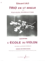 Trio ut mineur op.7 pour violon, violoncelle et piano parties