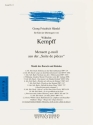 Menuett g-moll aus der 'Suite de pieces' f�r Klavier