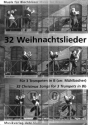 32 Weihnachtslieder f�r 3 Trompeten in B Spielpartitur