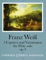 5 Capricci und Variationen op.3 f�r Fl�te