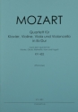 Quartett Es-Dur KV452 f�r Oboe, Klarinette, Horn, Fagott und Klavier f�r Violine, Viola, Violoncello und Klavier Partitur (=Klavier) und Stimmen