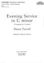 Evening Service in a Minor for mixed chorus and organ score