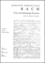 4 zweistimmige Kanons f�r Violine, Viola und Violoncello Stimmen