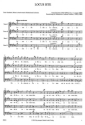 Locus iste  f�r  M�nnerchor a cappella Partitur