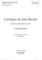 Cantique de Jean Racine op.11 for female chorus and organ (piano) score (frz/en)