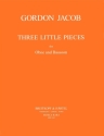 3 small Pieces for oboe and bassoon score