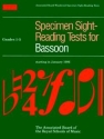 Specimen sight reading tests Grades 1-5 for bassoon