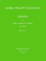 Sonate a-Moll TWV:a3 f�r Oboe und Bc