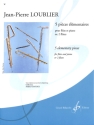 5 pi�ces �l�mentaires pour fl�te et piano (2 fl�tes) partition et parties