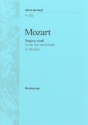 Regina coeli C-Dur KV276 f�r gem Chor und Orchester Kavierauszug (la)