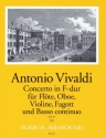 Concerto F-Dur RV99 f�r Fl�te, Oboe, Violine, Fagott und Bc Partitur und Stimmen
