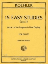 15 easy Studies op.33 for flute