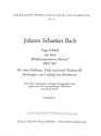 Fuge b-Moll BWV867 f�r 2 Violinen, Viola und 2 Violoncelli (Kb ad lib.) Violine 2