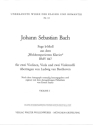 Fuge b-Moll BWV867 f�r 2 Violinen, Viola und 2 Violoncelli (Kb ad lib.) Violine 1